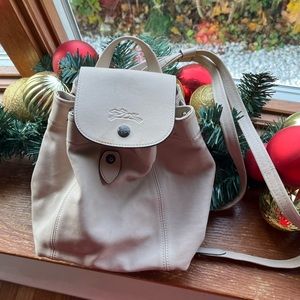 Le Pliage Cuir XS Leather Backpack